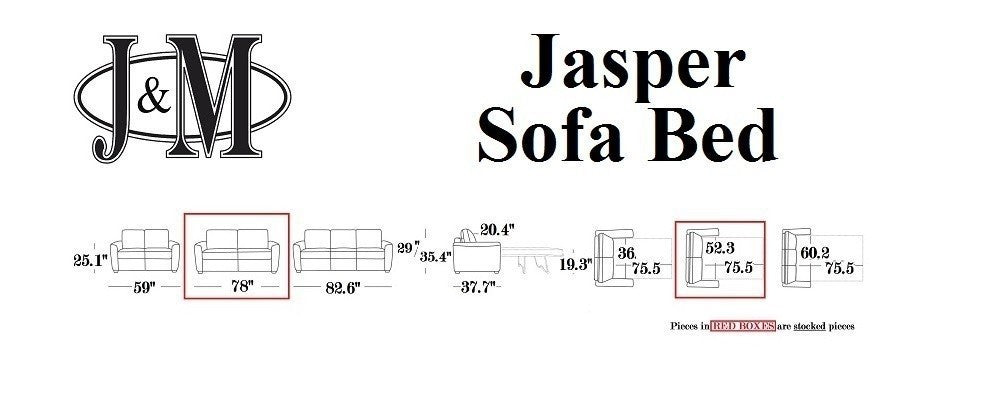 J and M Furniture Couches & Sofa Jasper Premium Sofa Bed | J&M Furniture