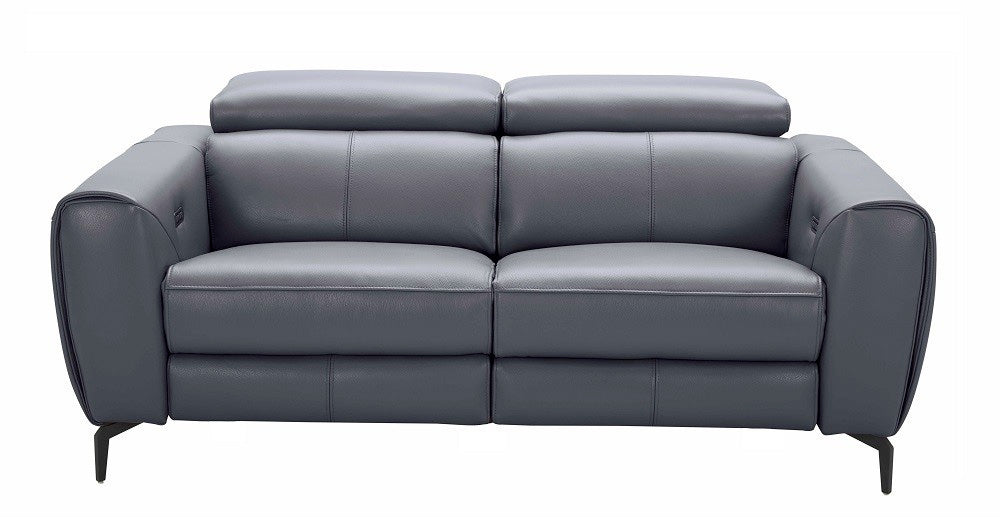 J and M Furniture Couches & Sofa Lorenzo Motion Loveseat in Blue-Grey (K) | J&M Furniture