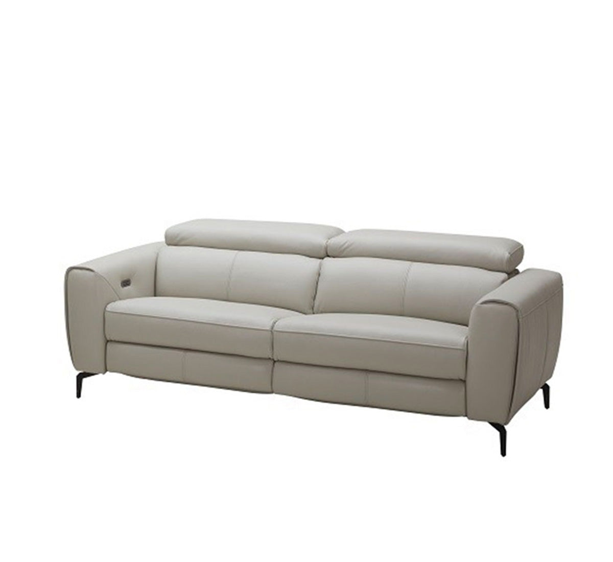 J and M Furniture Couches & Sofa Lorenzo Reclining Sofa in Light Gray (K) | J&M Furniture