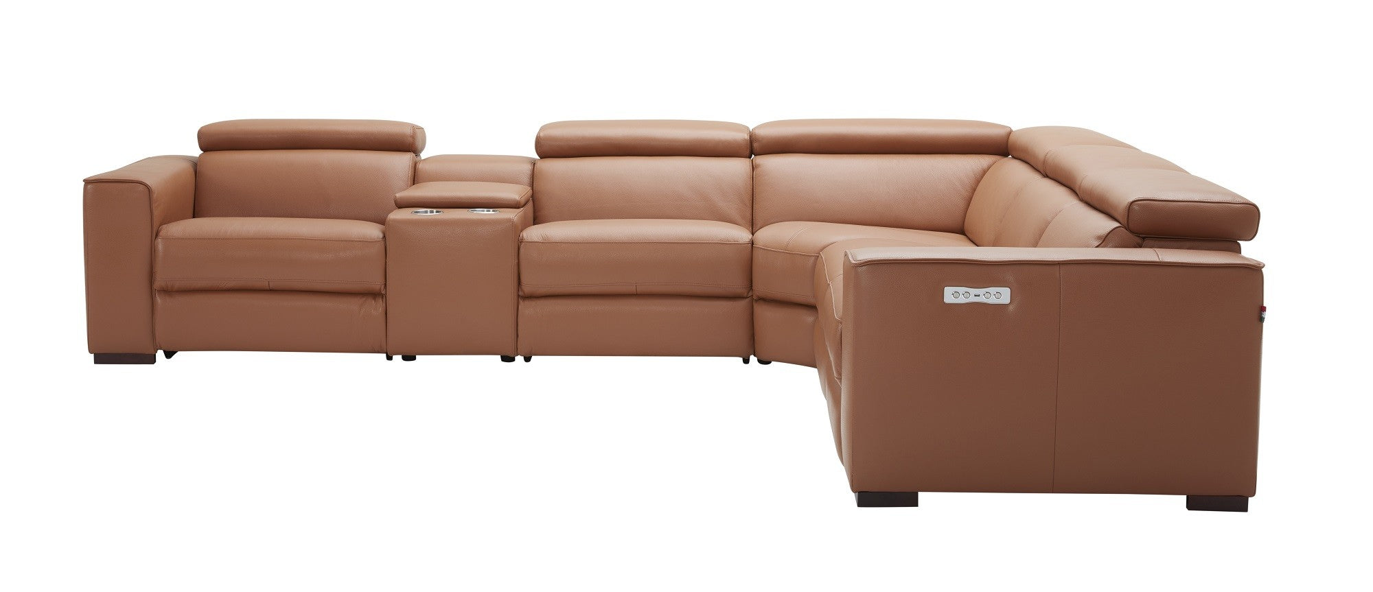 J and M Furniture Couches & Sofa Picasso Motion Sectional in Caramel | J&M Furniture
