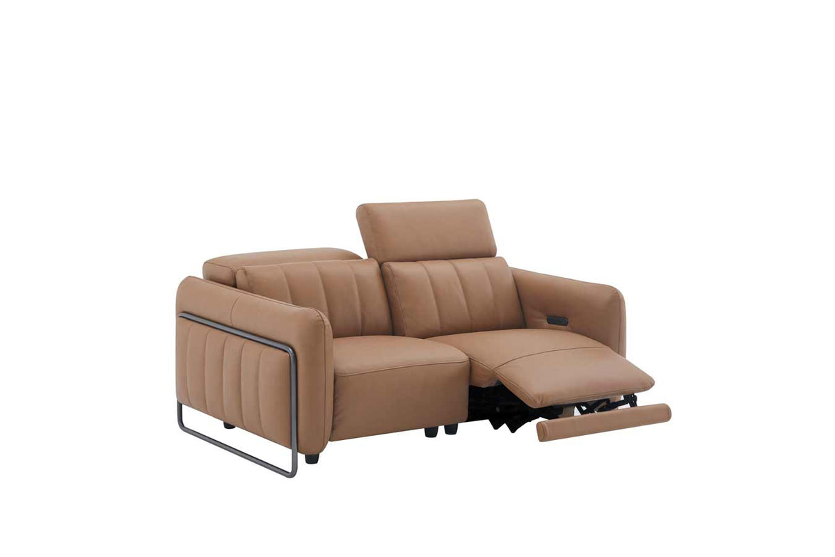 J and M Furniture Couches & Sofa President Cognag Loveseat | J&M Furniture