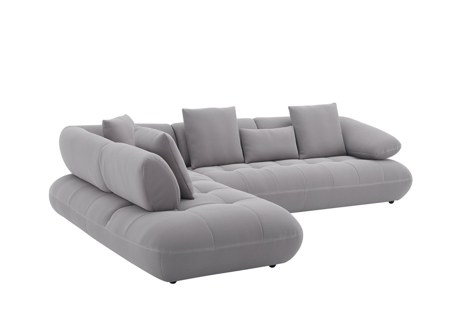 J and M Furniture Couches & Sofa Savannah Fabric Sectional in Grey | J&M Furniture