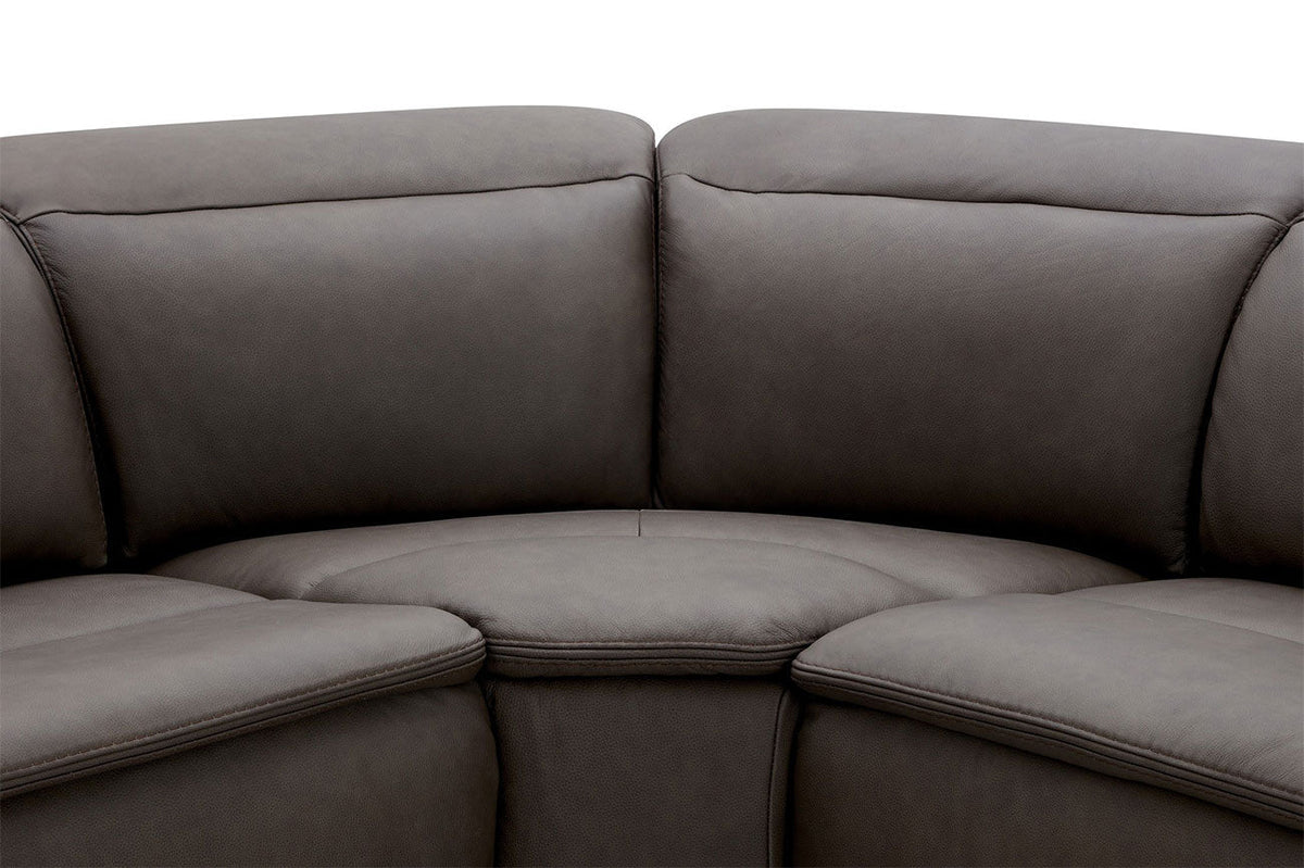 J and M Furniture Couches & Sofa Zen Reclining Sectional & Storage Ottoman | J&M Furniture
