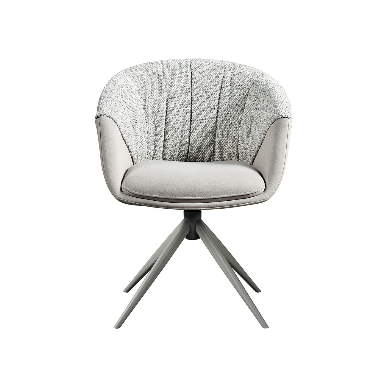 J and M Furniture Dining Chair Breccia Swivel Chair in Beige