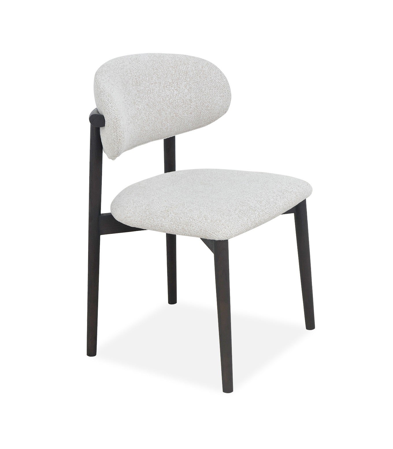 J and M Furniture Dining Chair Clover Chair in Dark Oak
