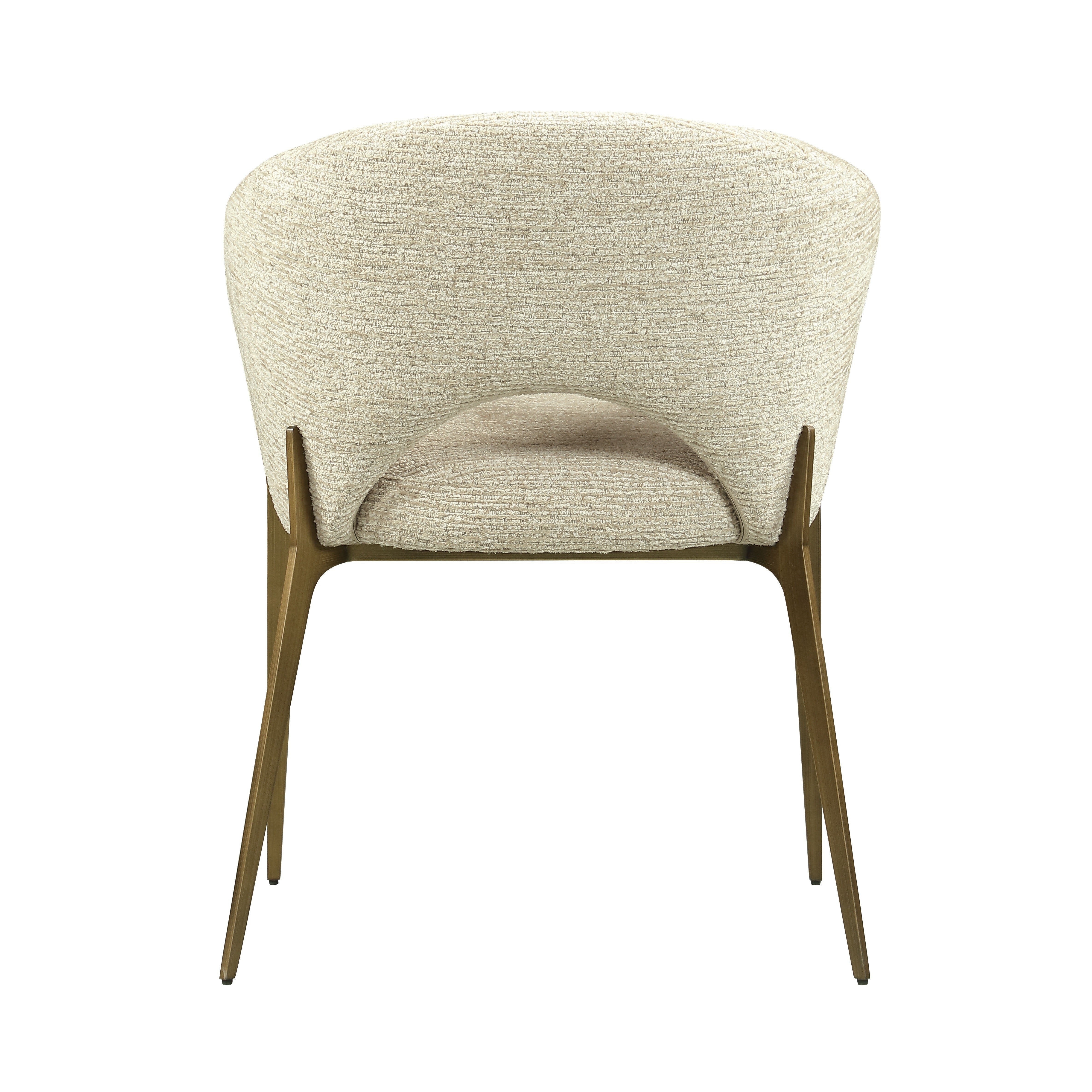 J and M Furniture Dining Chair Hug Fabric Armchair
