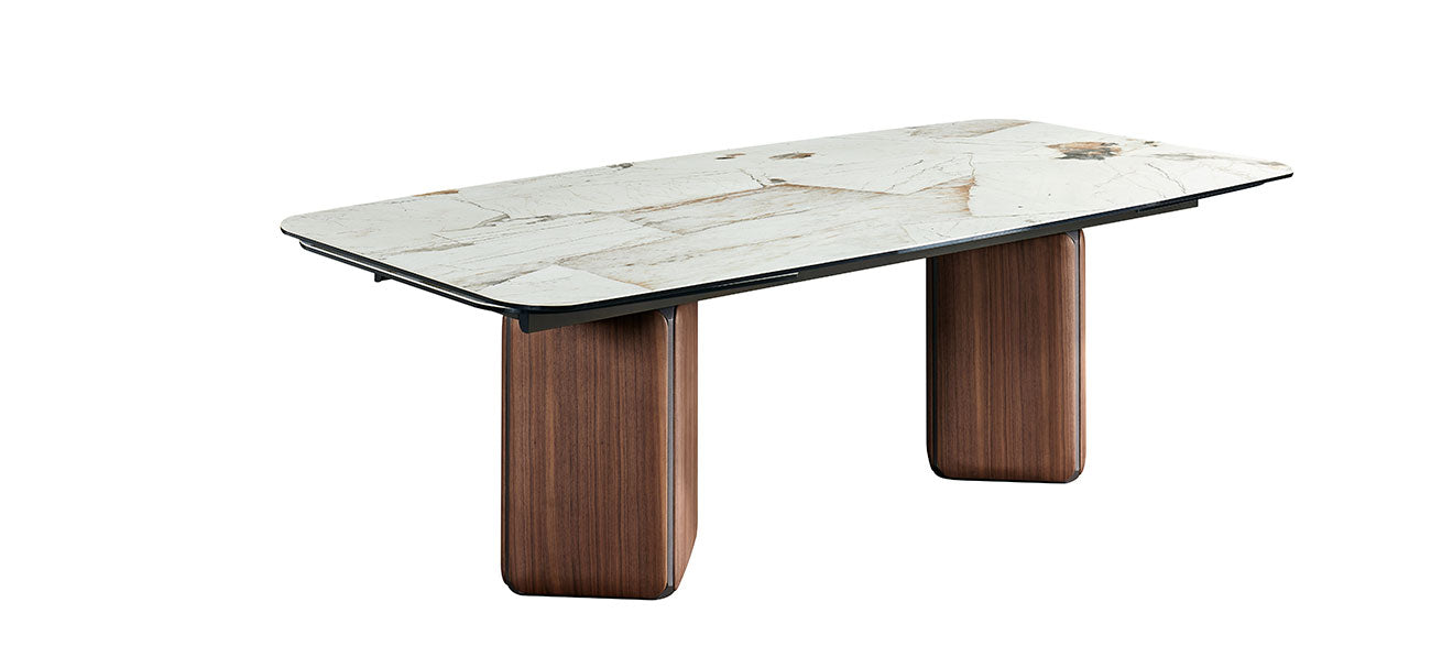 J and M Furniture Dining Sets Breccia Extension Table