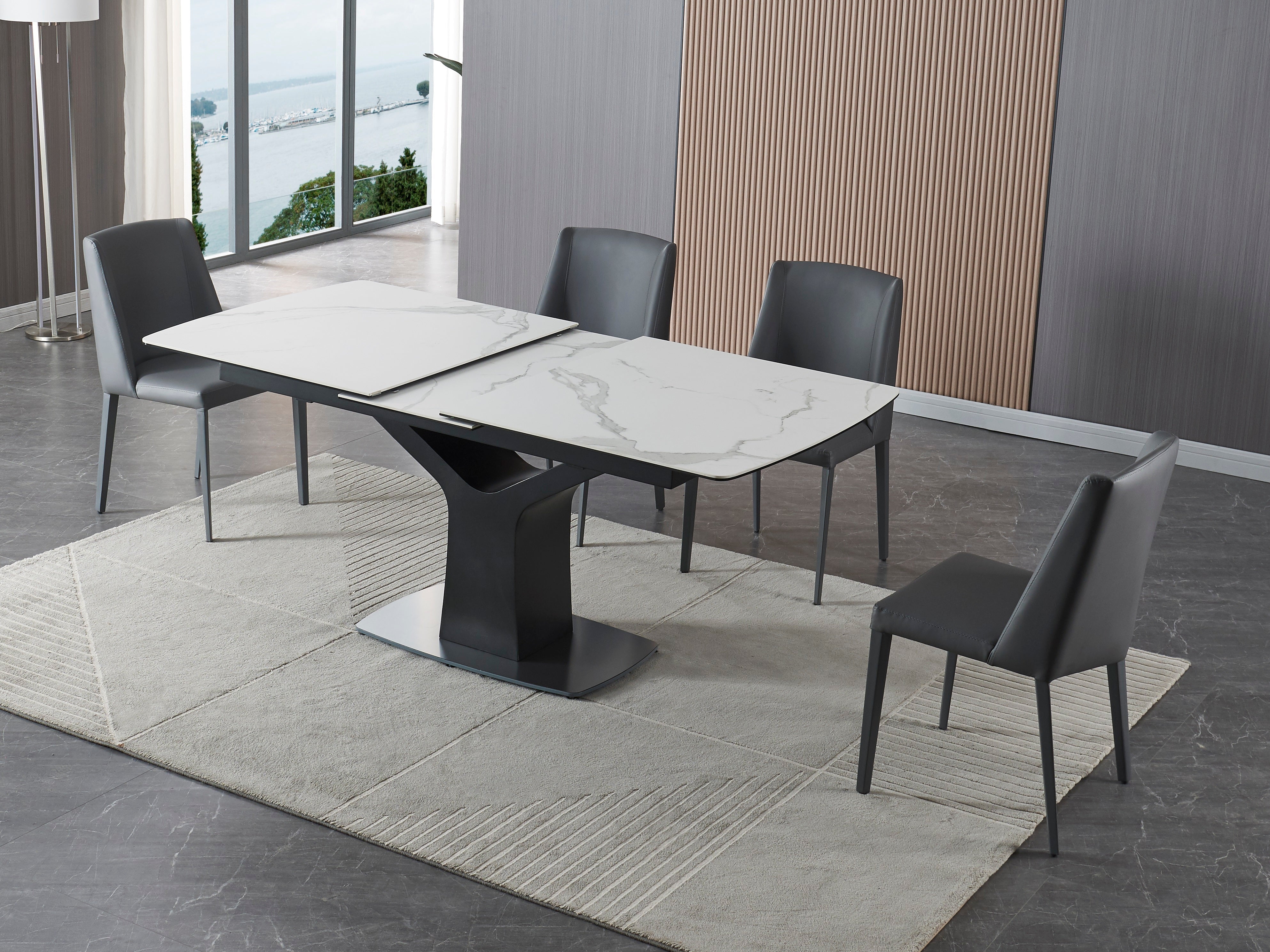 J and M Furniture Dining Sets Fiori Extension Table