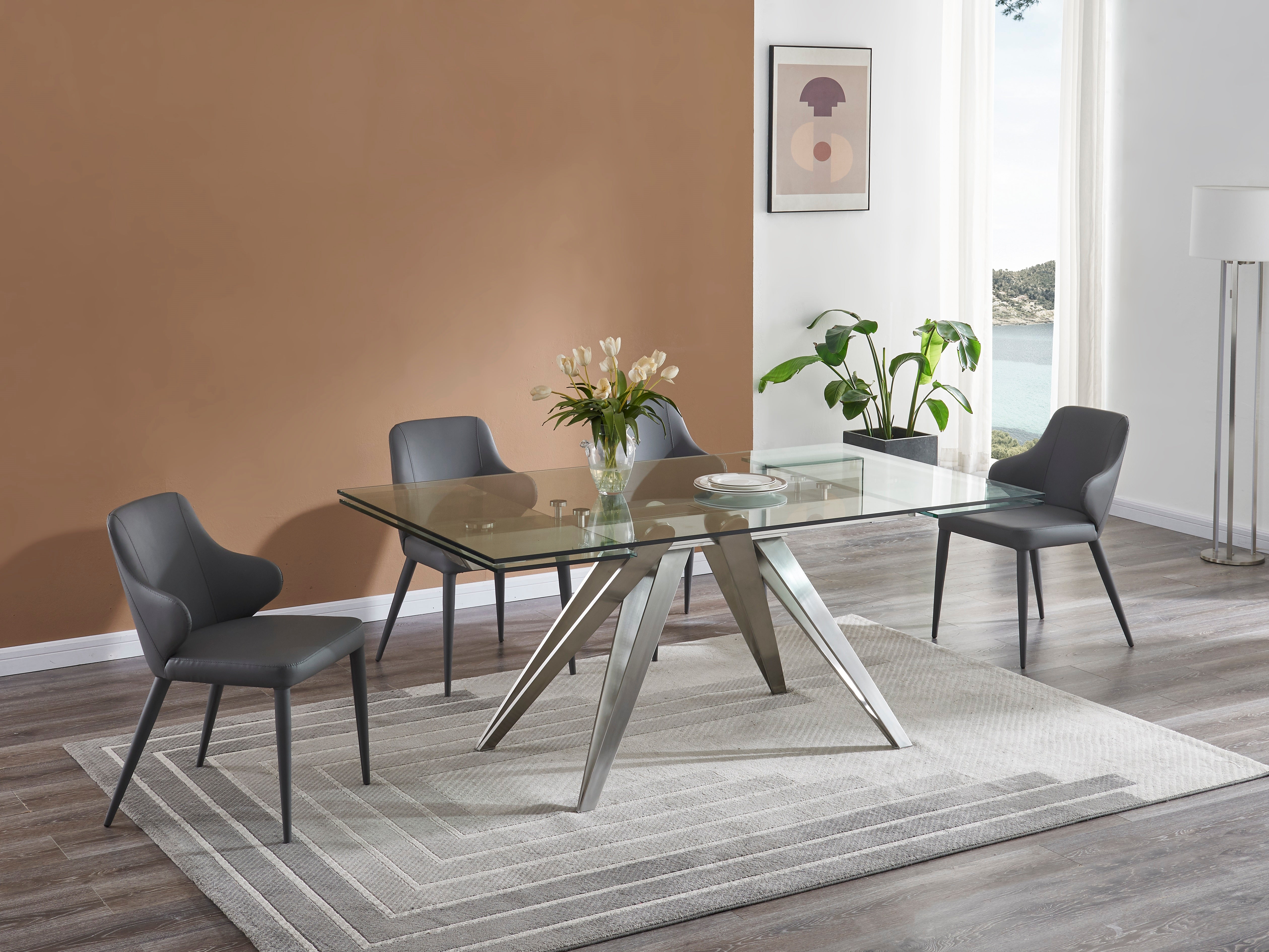 J and M Furniture Dining Sets Strata Extension Table
