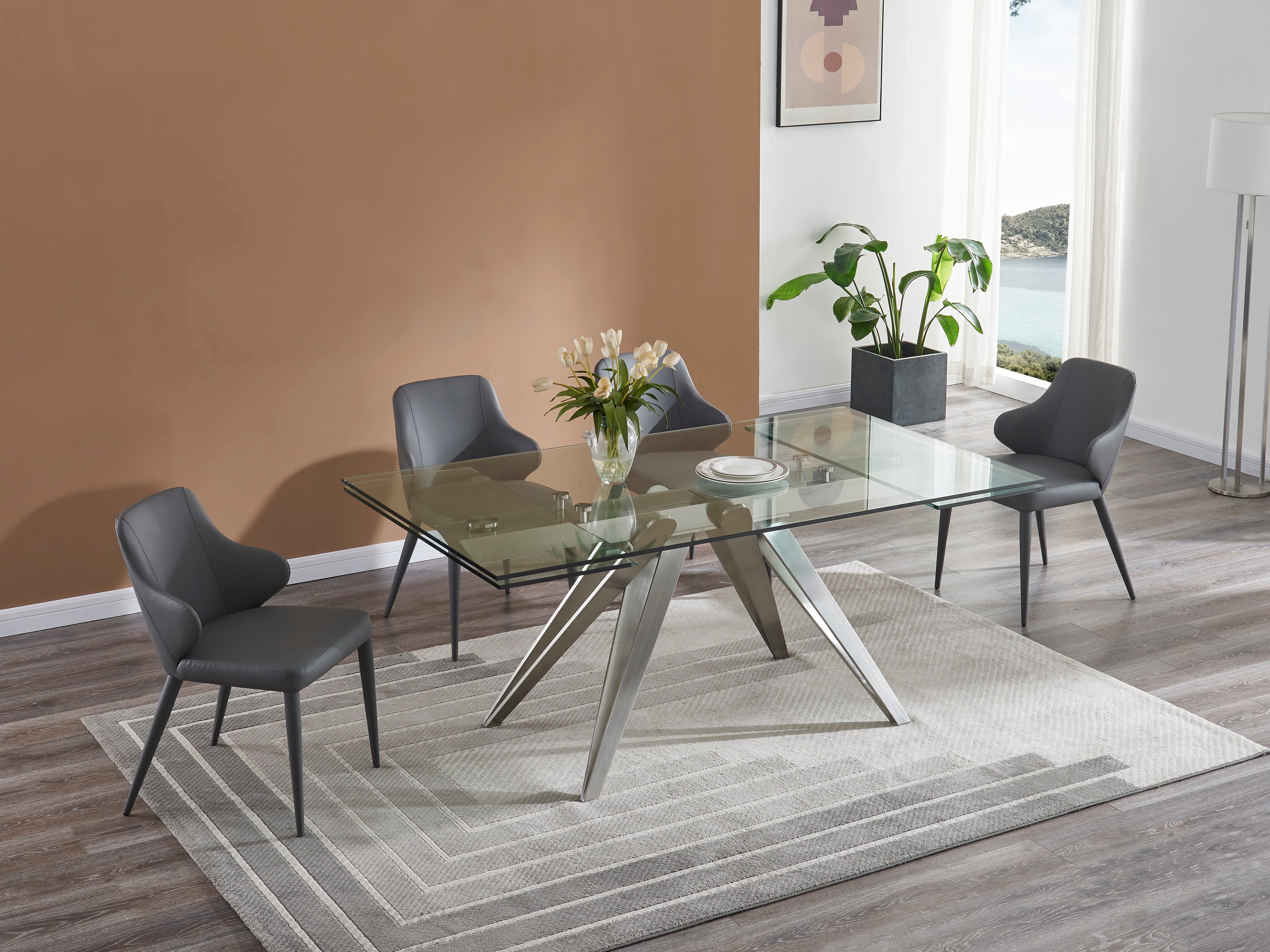 J and M Furniture Dining Sets Strata Extension Table