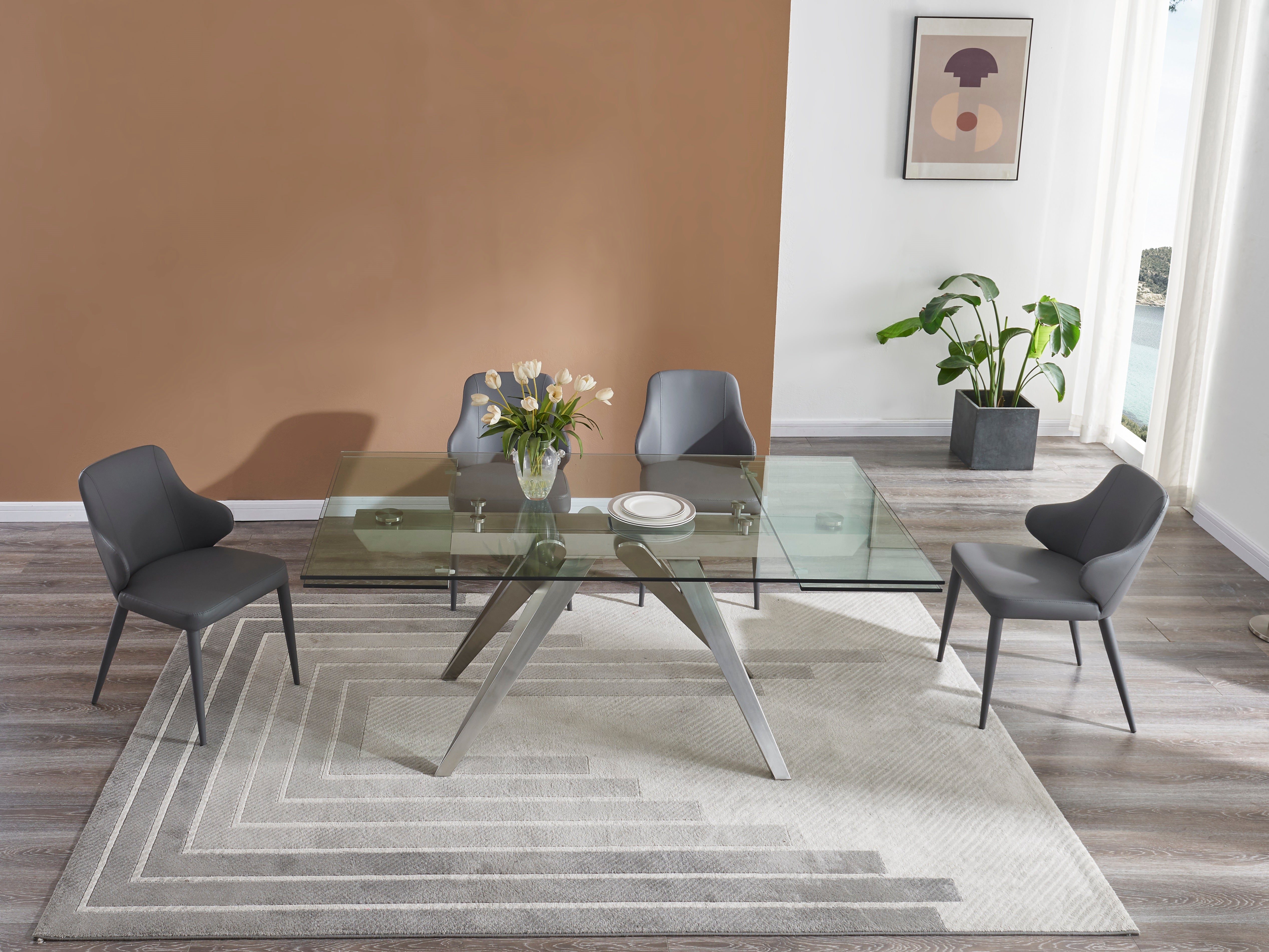 J and M Furniture Dining Sets Strata Extension Table