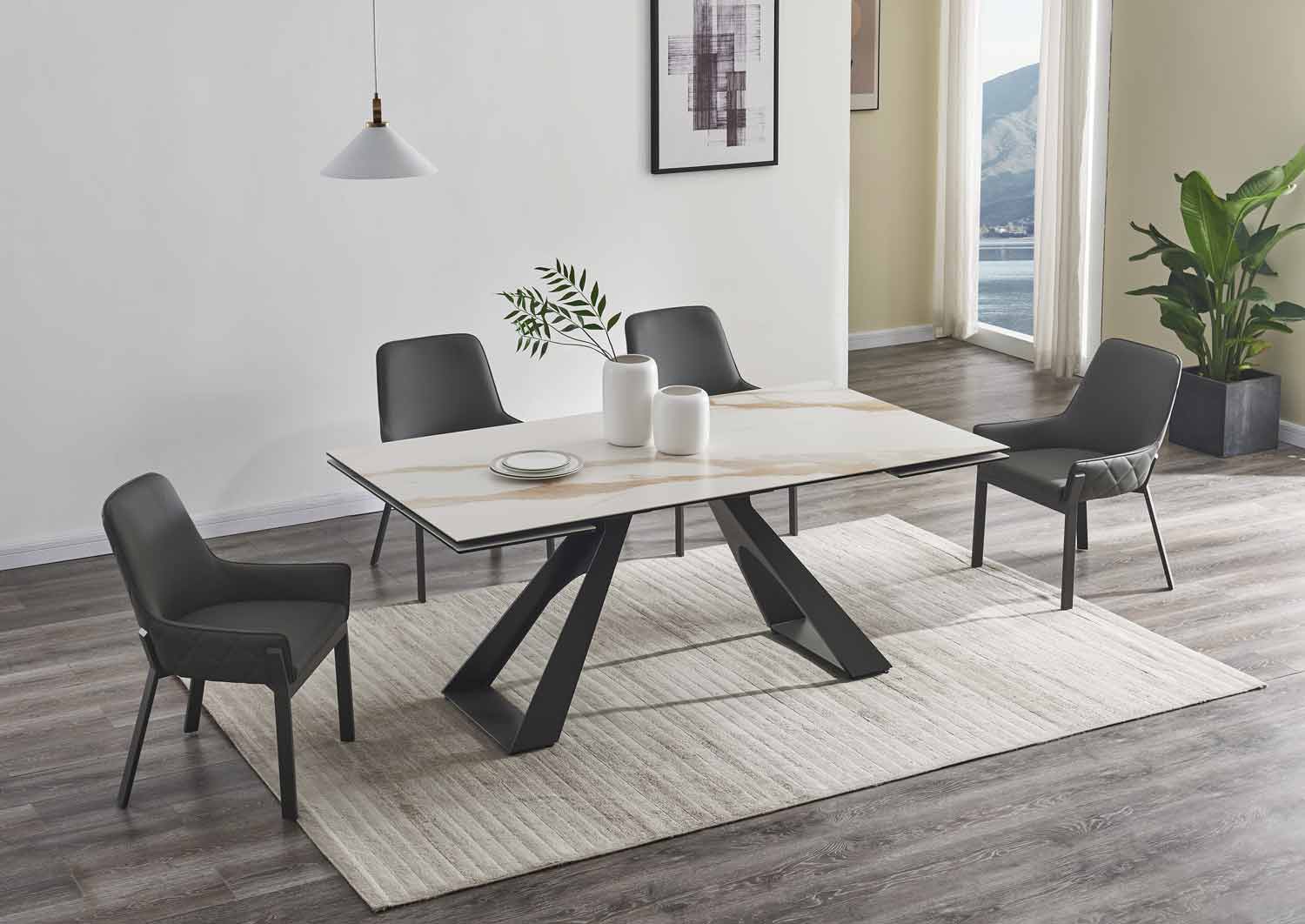 J and M Furniture Dining Table Swan Extensions Dining Table | J&M Furniture