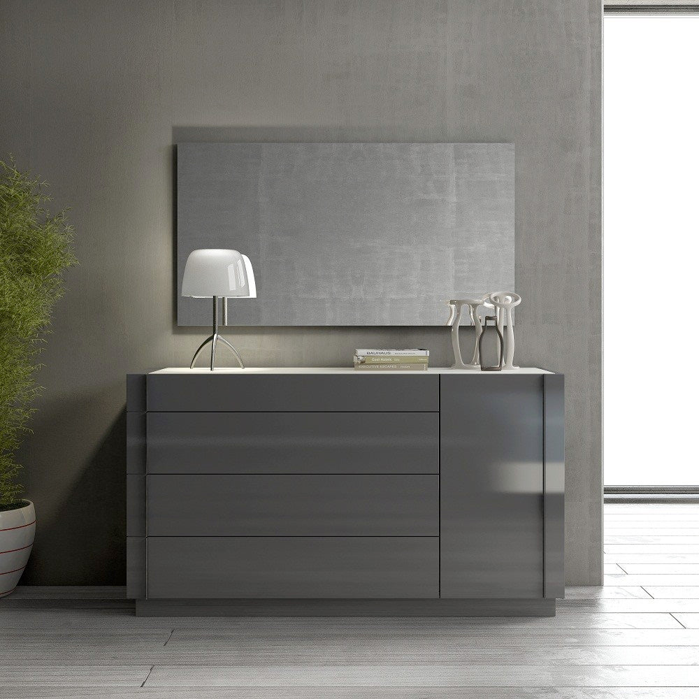 J and M Furniture Dresser Braga Dresser & Mirror