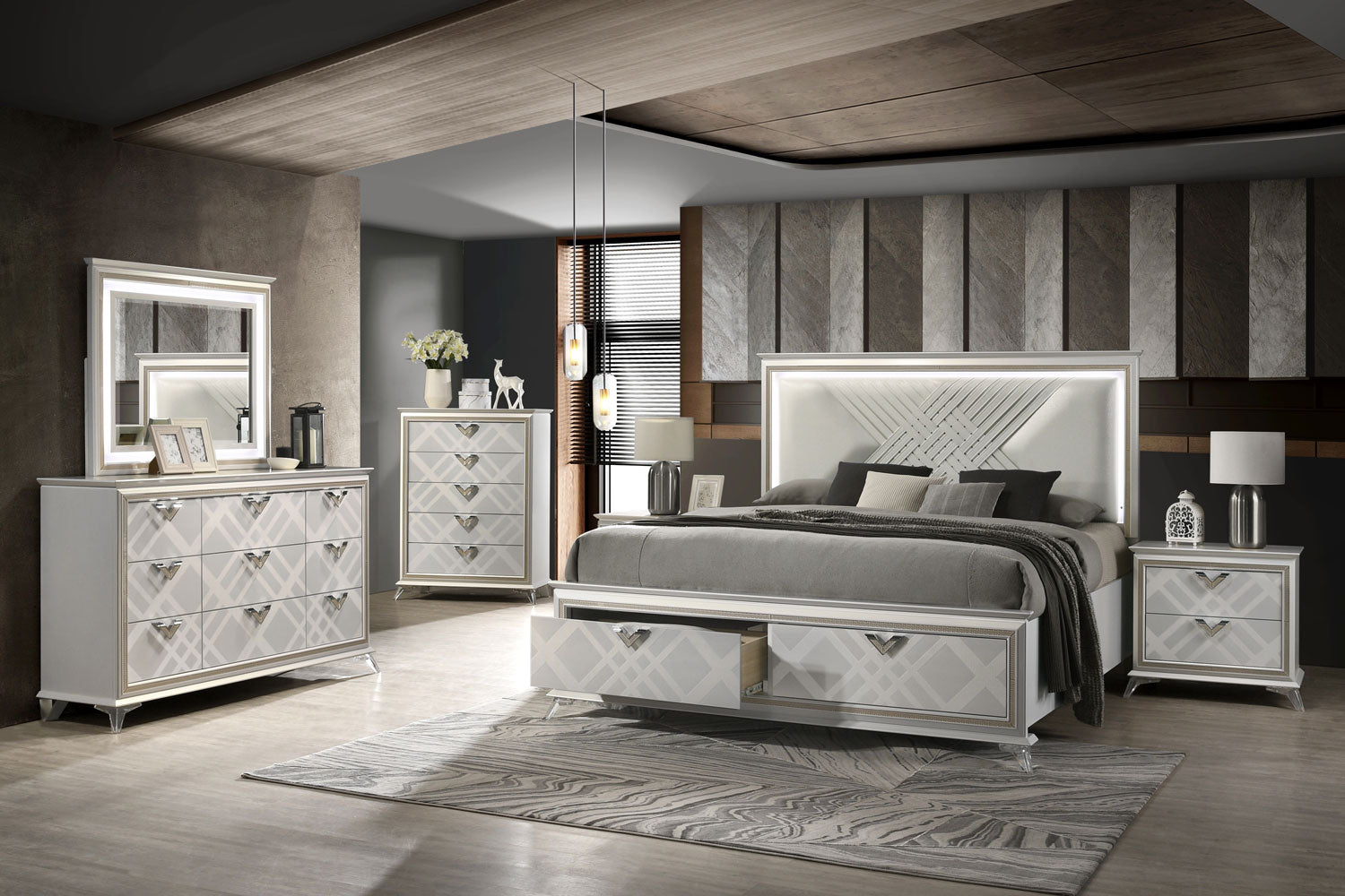 J and M Furniture Dresser Brickfield Dresser