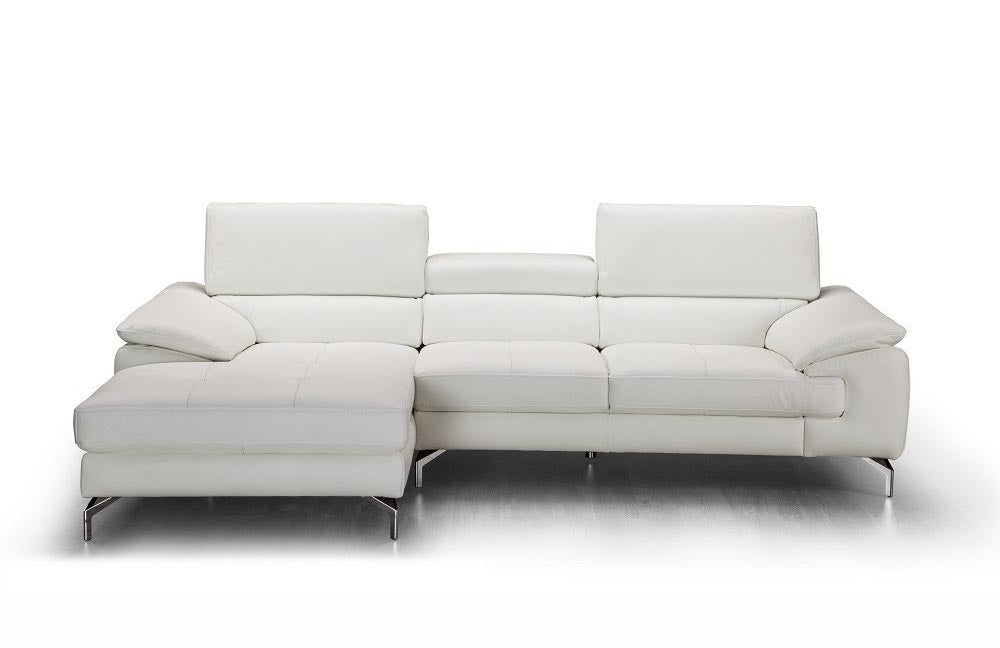 J and M Furniture Living Room A973b Premium Leather Sectional in Caramel