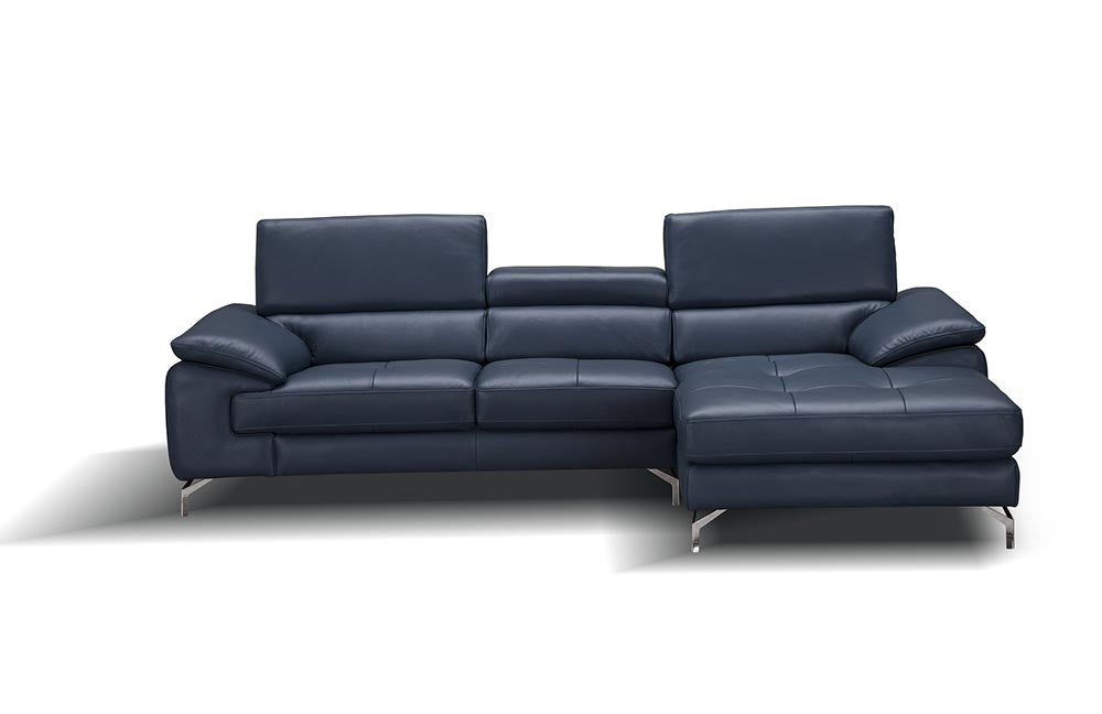 J and M Furniture Living Room A973b Premium Leather Sectional in Caramel