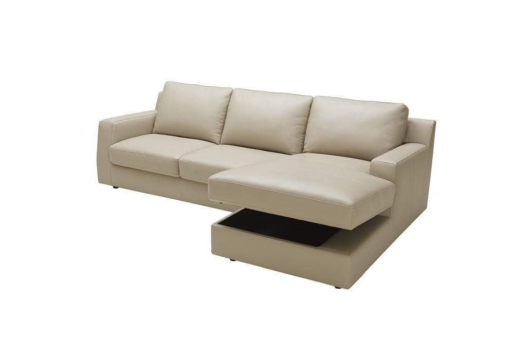 J and M Furniture Living Room Lauren Sectional Sleeper & Storage Bed