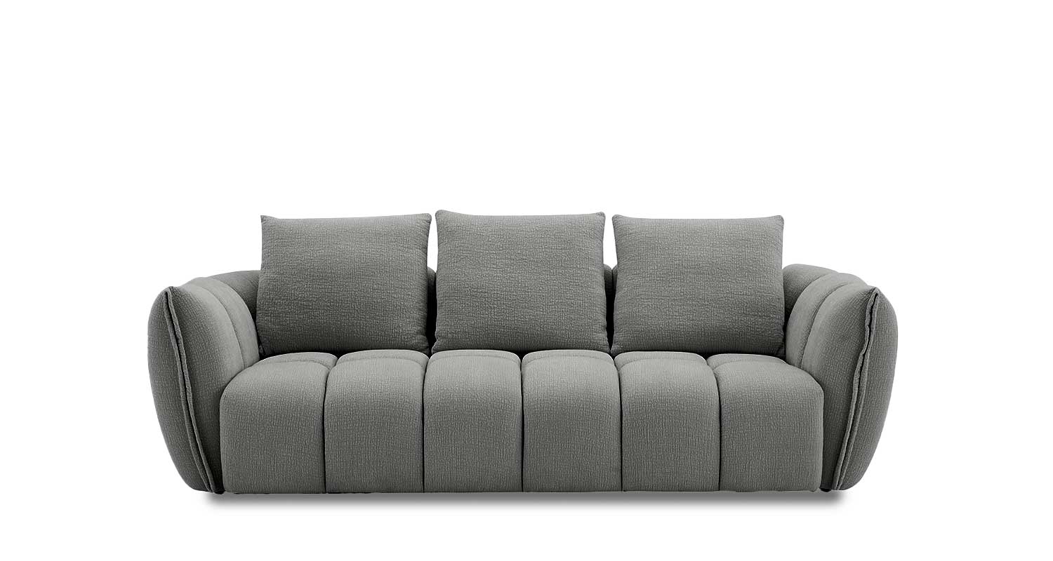 J and M Furniture Loveseat Lennox Fabric Loveseat in Dark Grey | J&M Furniture