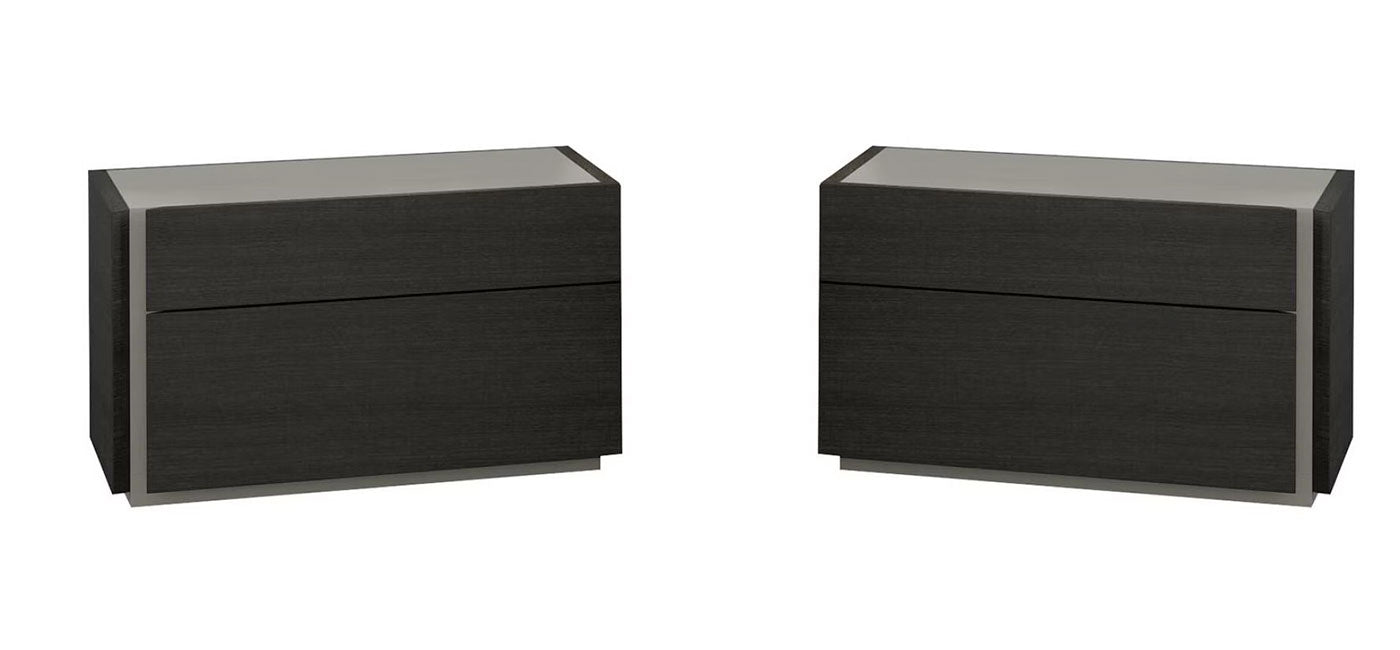 J and M Furniture Nightstands Add Left & Right Nightstand Faro Nightstand in Wenge