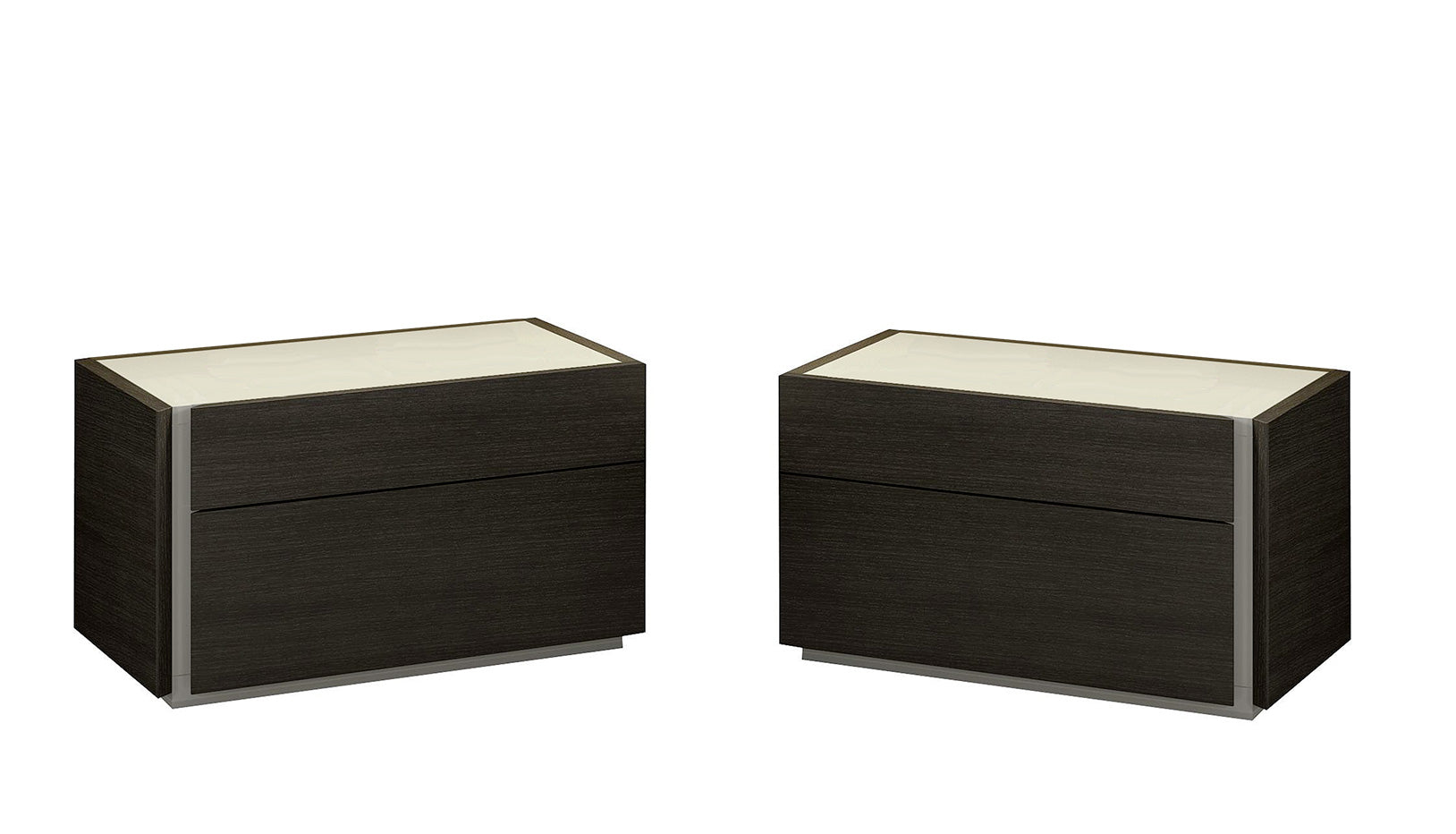 J and M Furniture Nightstands Add Left & Right Nightstand Porto Nightstand in Wenge