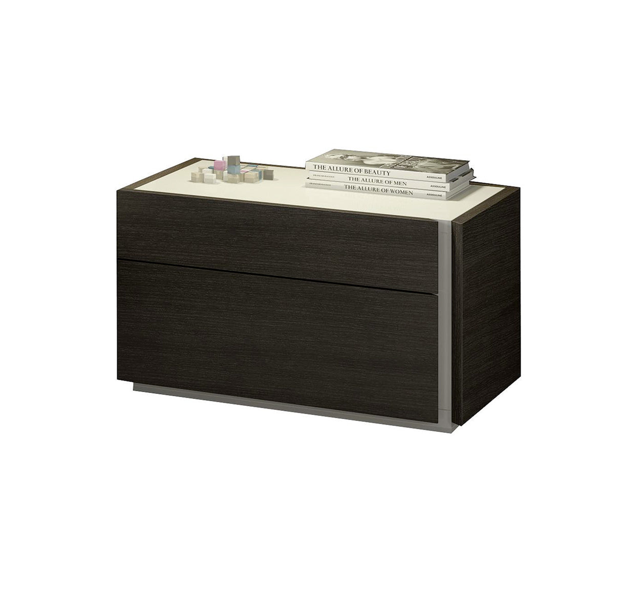 J and M Furniture Nightstands Add Right Nightstand Porto Nightstand in Wenge