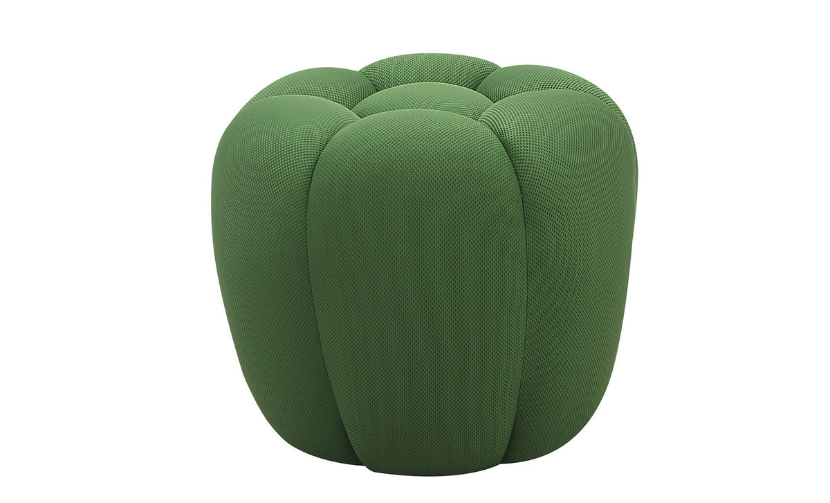J and M Furniture Ottoman 1 Ottoman Fantasy Fabric Ottoman in Green