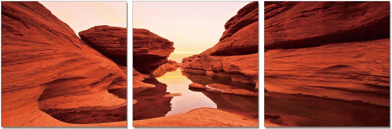 J and M Furniture Wall Art Red Rock - SH-71674ABC