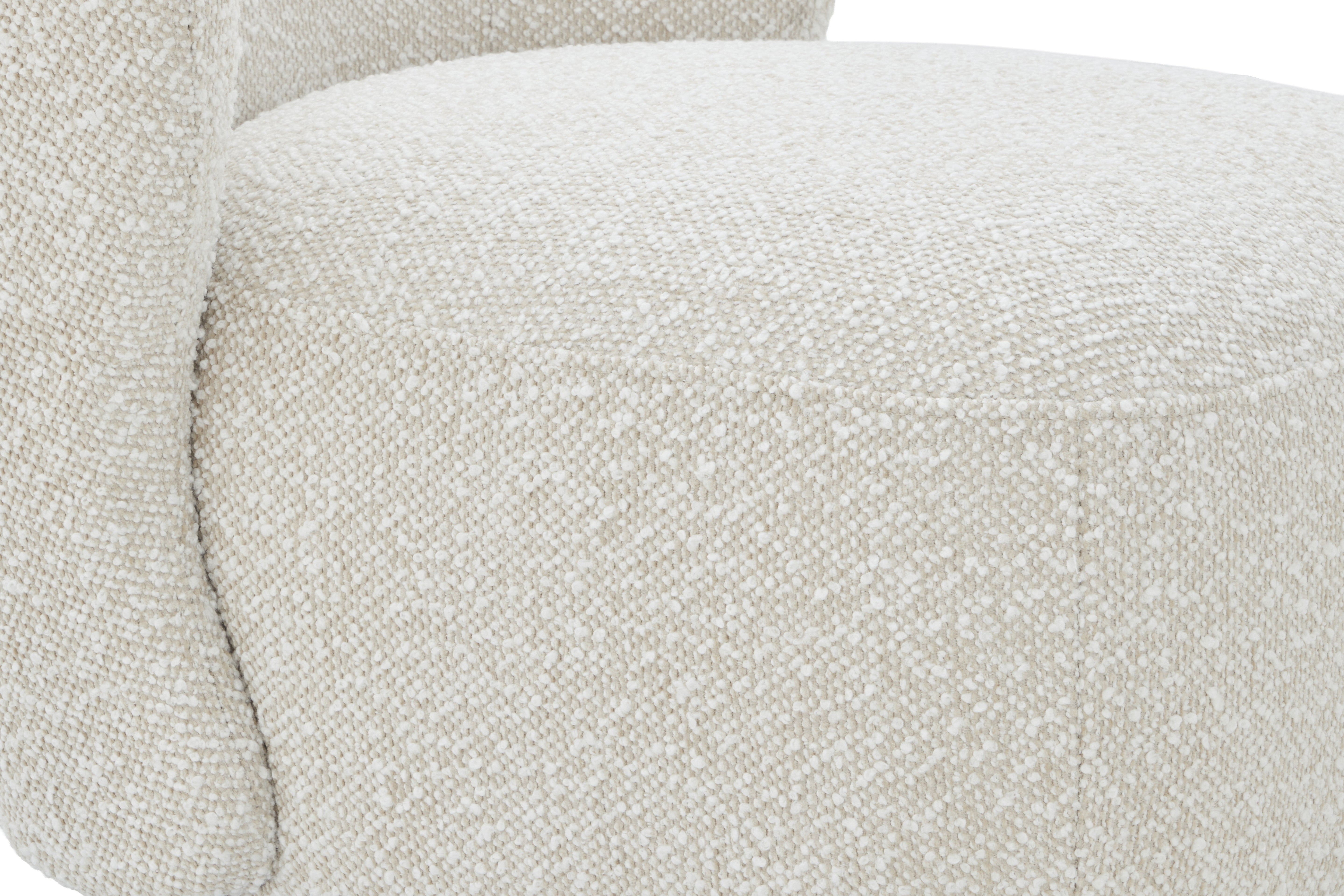 JnmFurniture.com Lounge Chair Zola Swivel Chair in Pearl