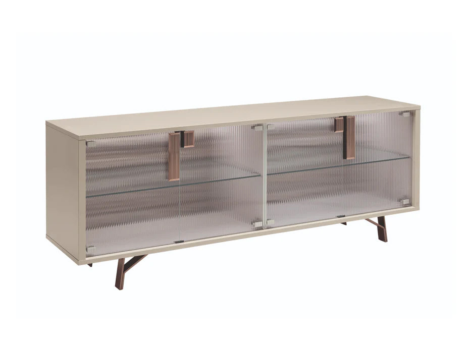 Jupiter 4 Glass Door Buffet - 82" - Canal Furniture