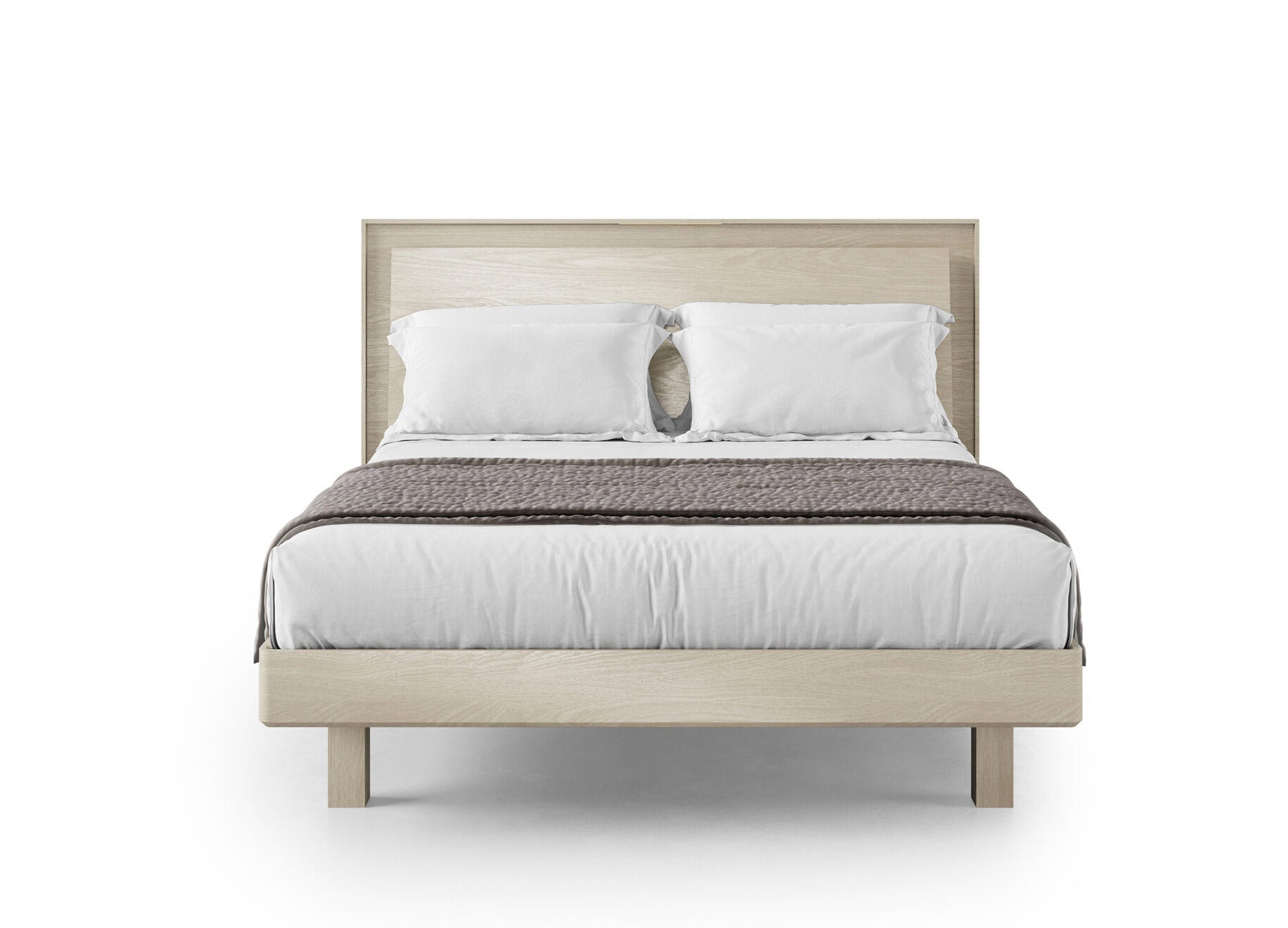 Kava Bed in Washed Oak | BDI - Canal Furniture