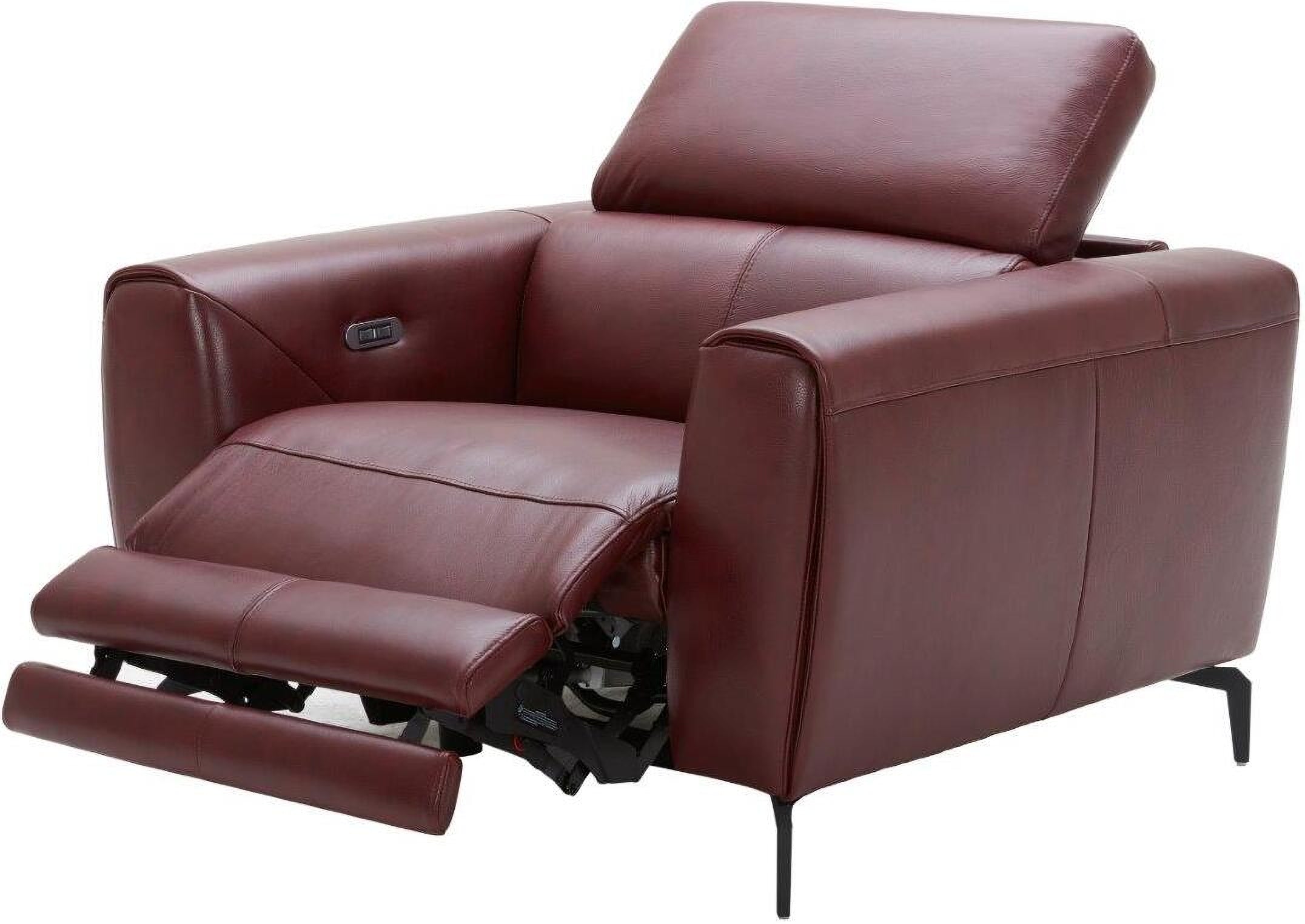 Lorenzo Motion Chair in Merlot | J&M Furniture - Canal Furniture