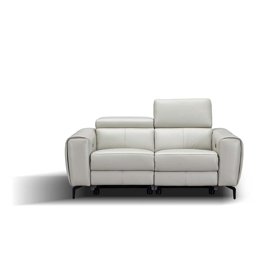 Lorenzo Reclining Loveseat in Light Gray | J&M Furniture - Canal Furniture