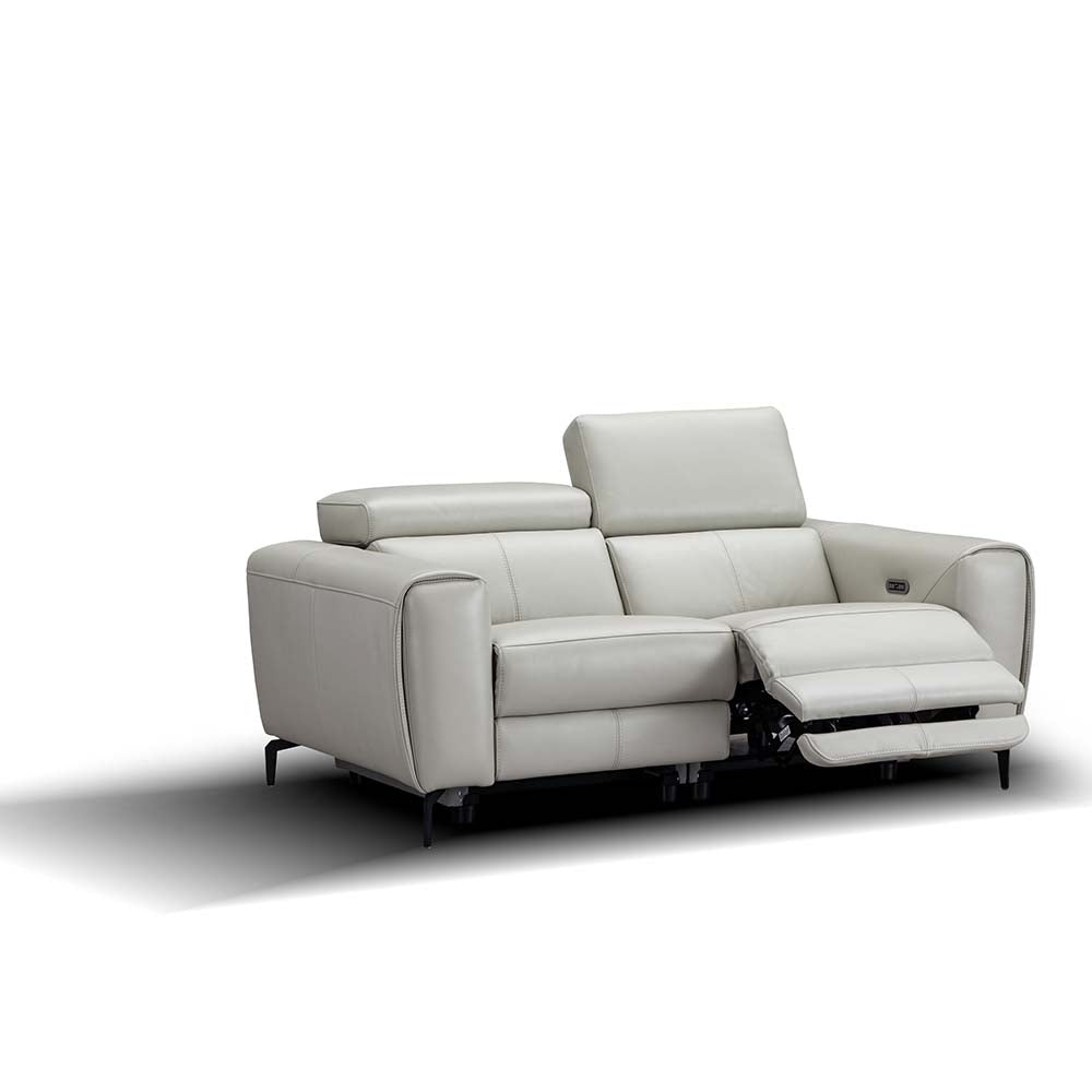 Lorenzo Reclining Loveseat in Light Gray | J&M Furniture - Canal Furniture