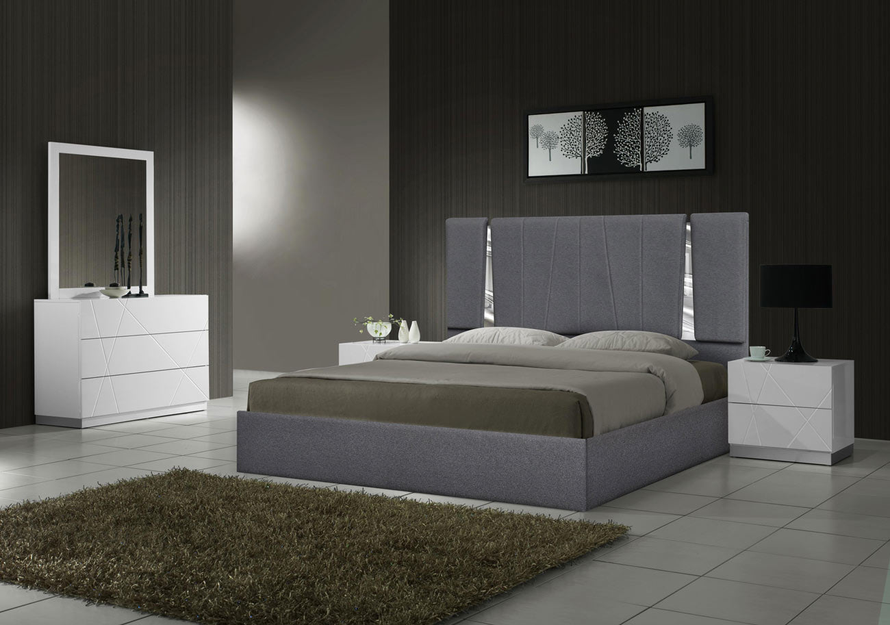 Matissee Bed in Charcoal - Canal Furniture