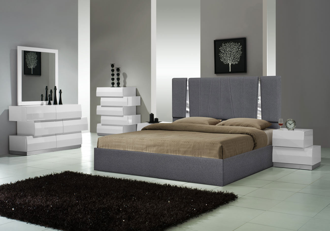 Matissee Bed in Charcoal - Canal Furniture