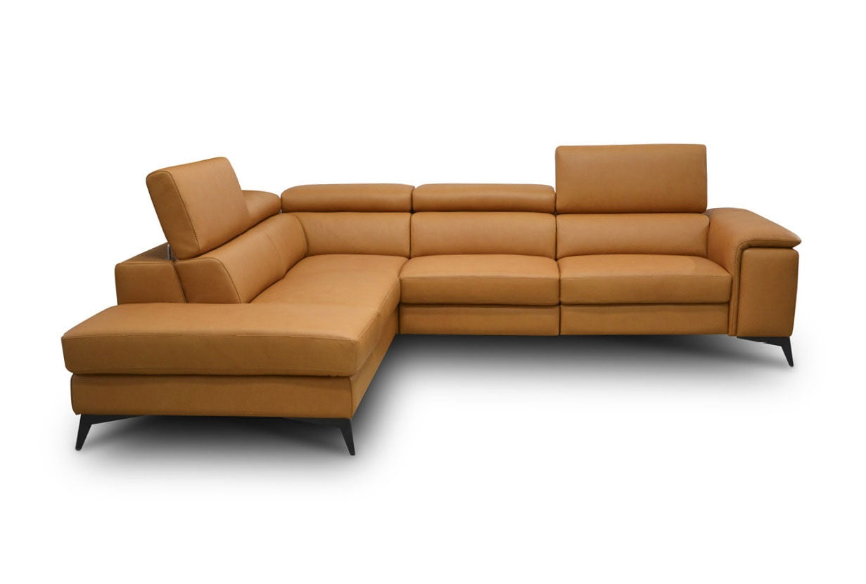 Max Divani Couches & Sofa Emu Sectional Sofa in Caramel | Max Divani (Special Order)