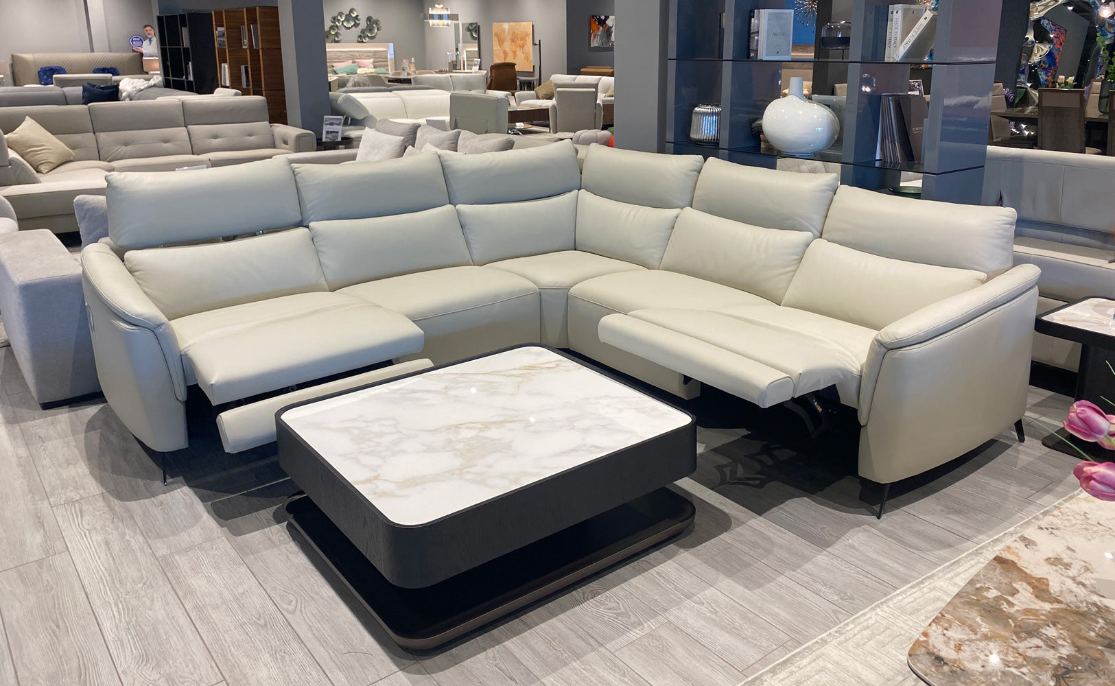 Max Divani Couches & Sofa Mark Reclining Sectional | Max Divani (Special Order)