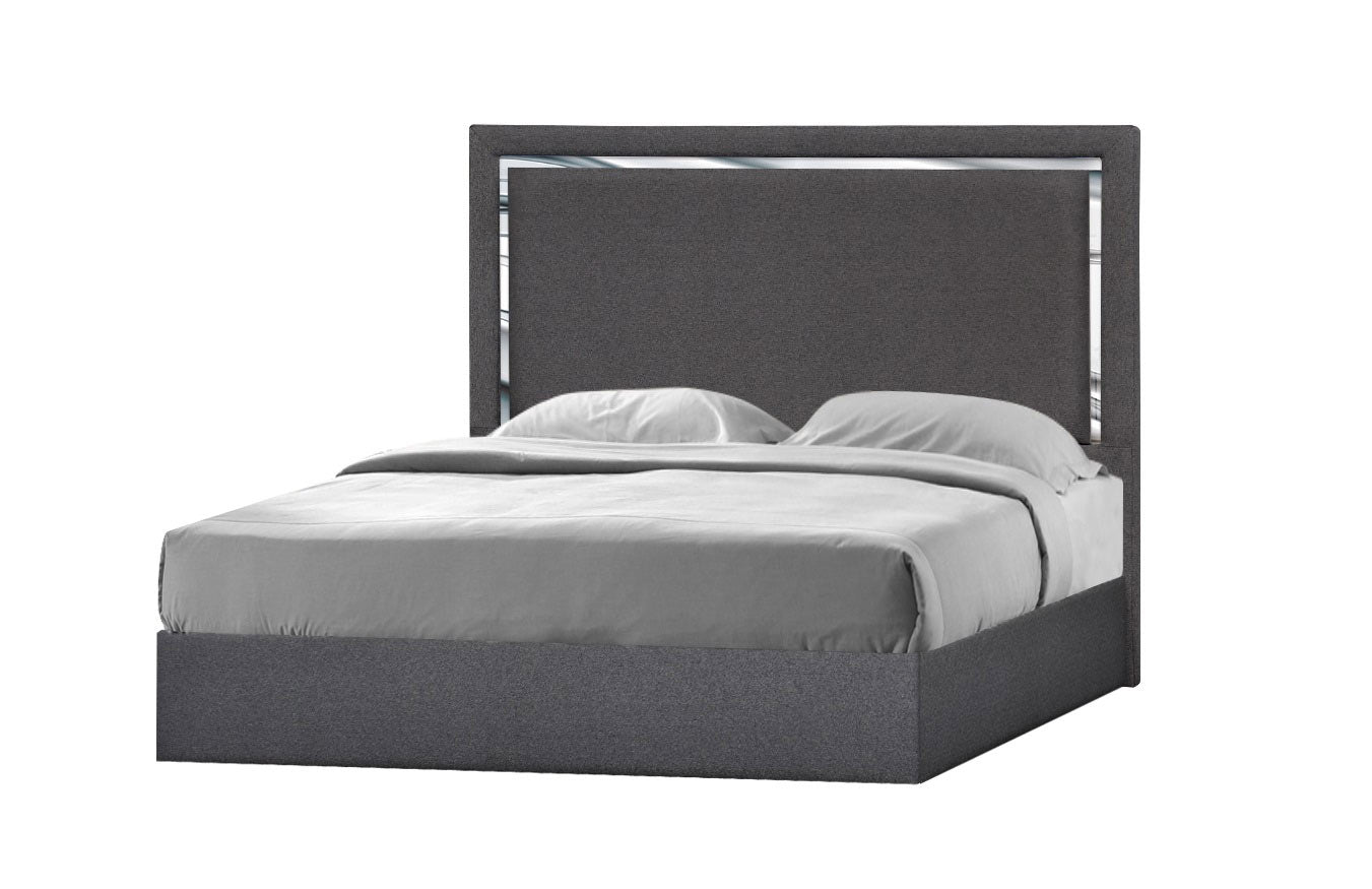 Monet Bed in Charcoal - Canal Furniture