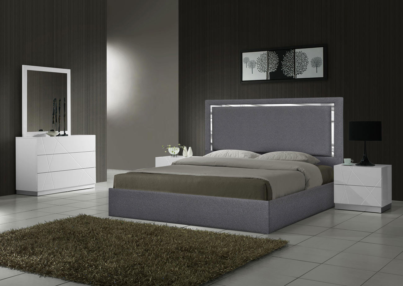 Monet Bed in Charcoal - Canal Furniture