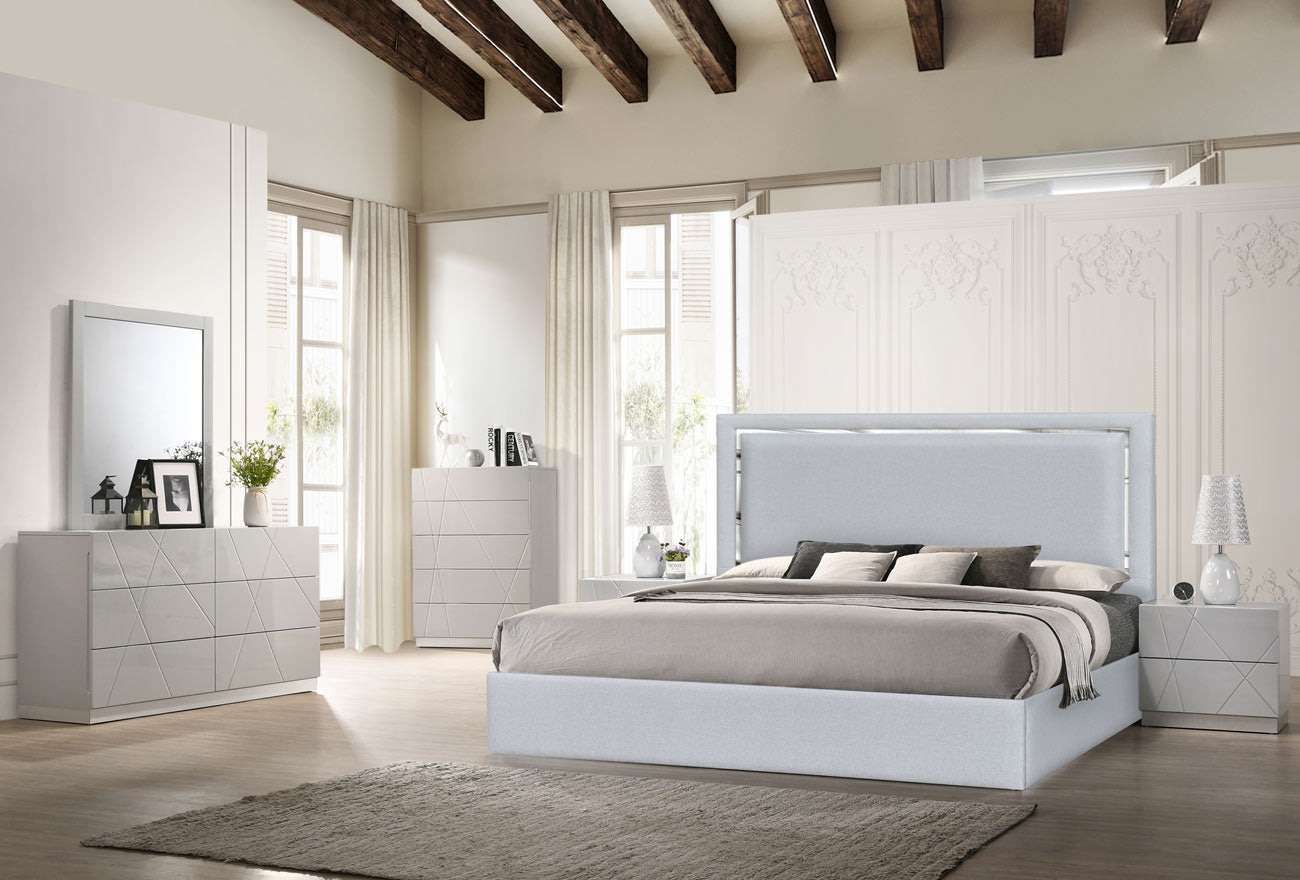 Monet Bed in Silver Grey - Canal Furniture