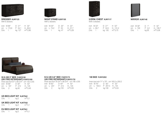 Nyx Platform Bed | Alf Italia - Canal Furniture