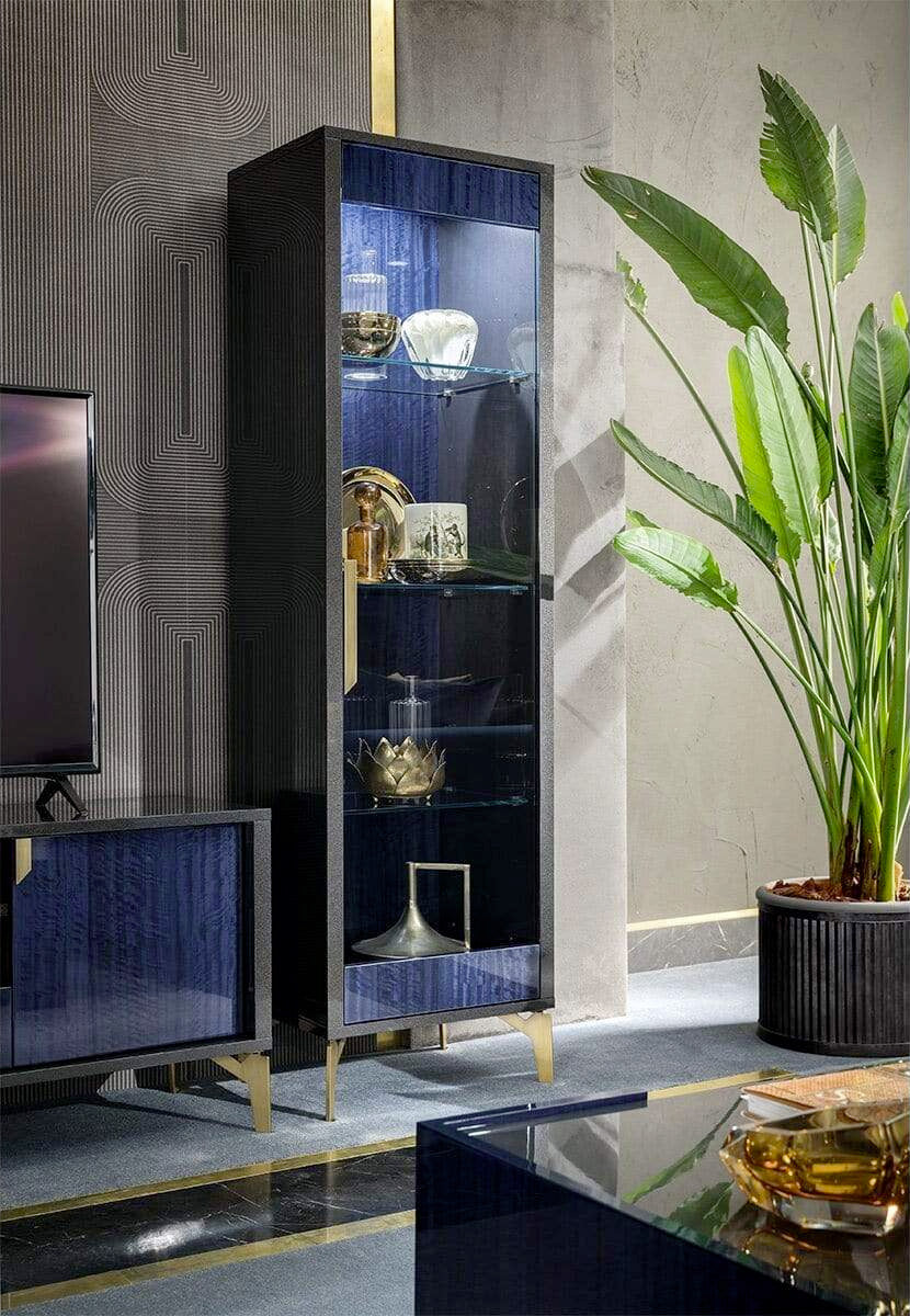 Oceanum 1-Door Curio - Canal Furniture