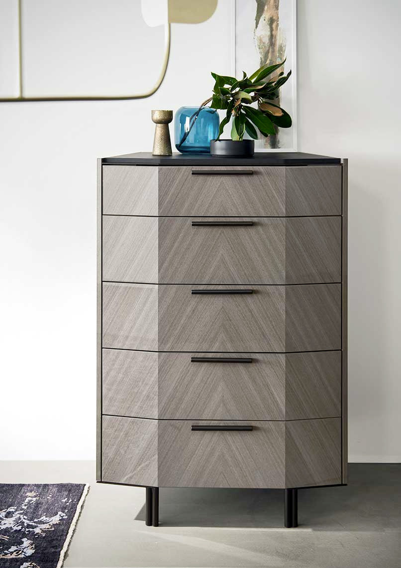 Olimpia 5 Drawer Chest - Canal Furniture