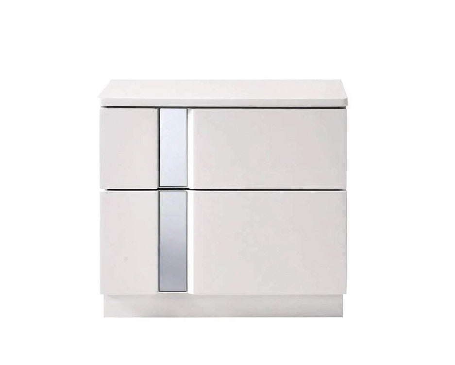 Palermo Nightstand in White - Canal Furniture