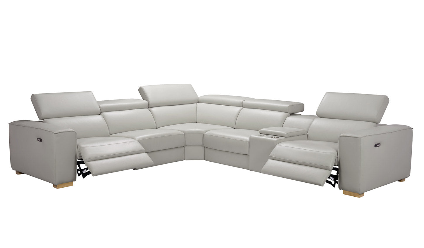 Salvador Motion Sectional in Light Grey | J&M Furniture - Canal Furniture