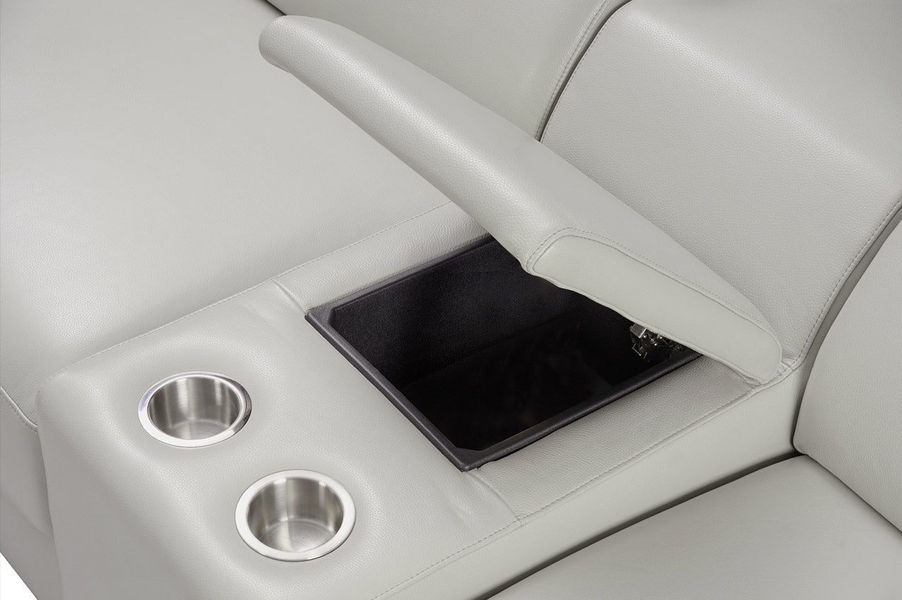 Salvador Motion Sectional in Light Grey | J&M Furniture - Canal Furniture