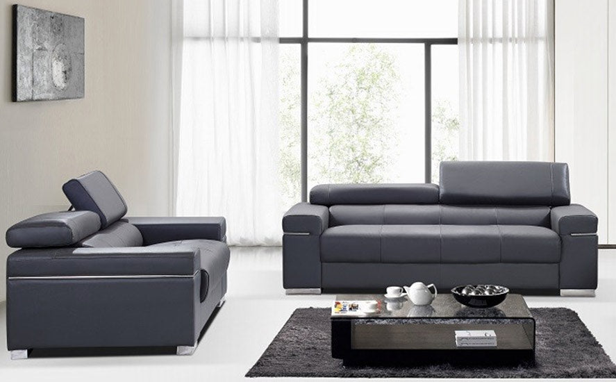 Soho Sofa Collection in Grey | J&M Furniture - Canal Furniture