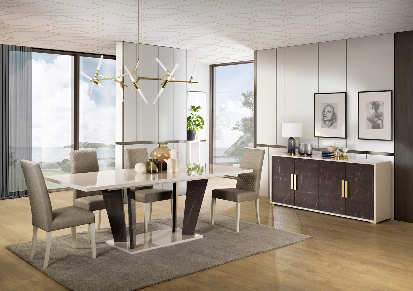 Sonia Extension Dining Table | J&M Furniture - Canal Furniture