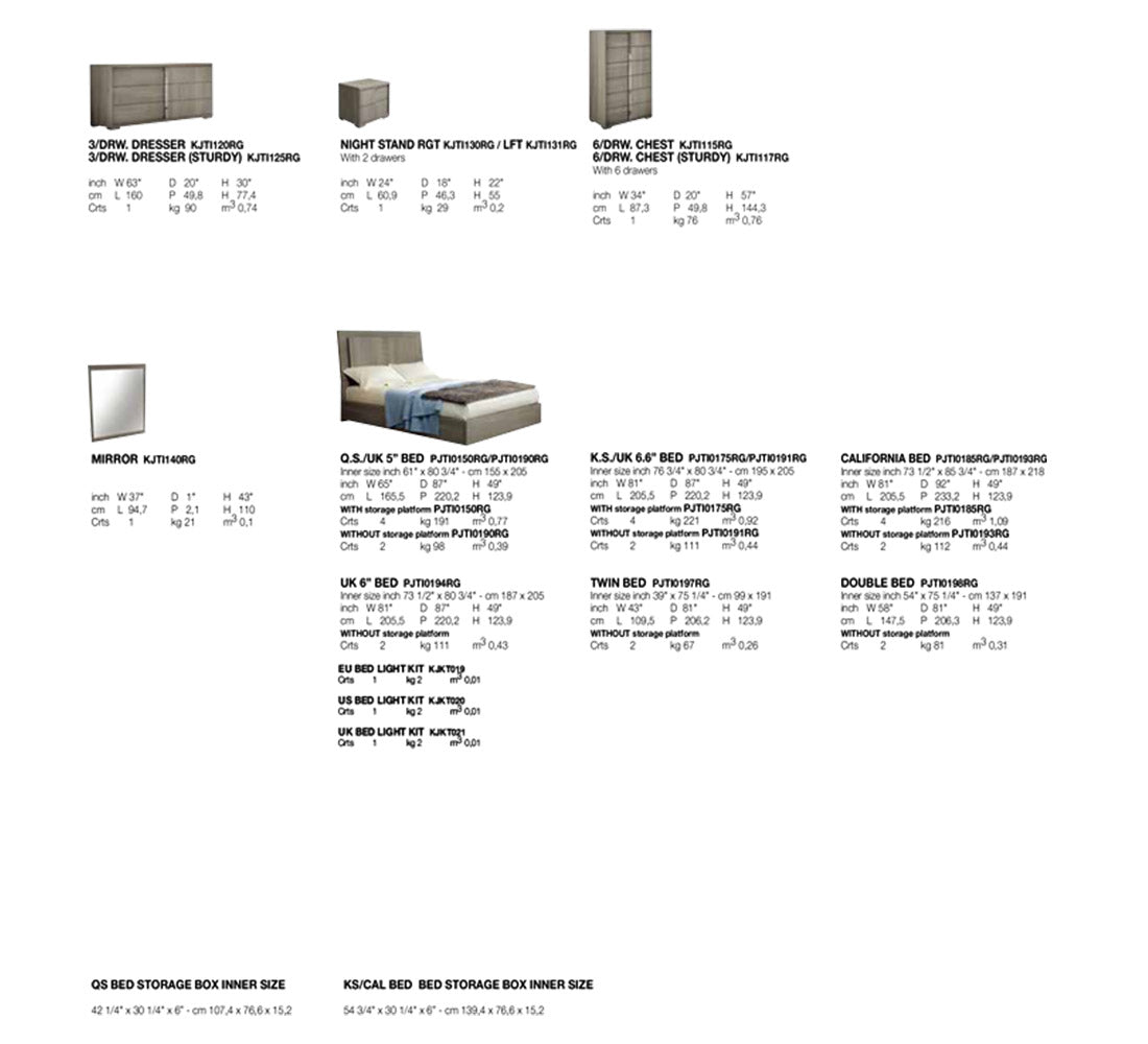 Tivoli Platform Bed | Alf Italia - Canal Furniture