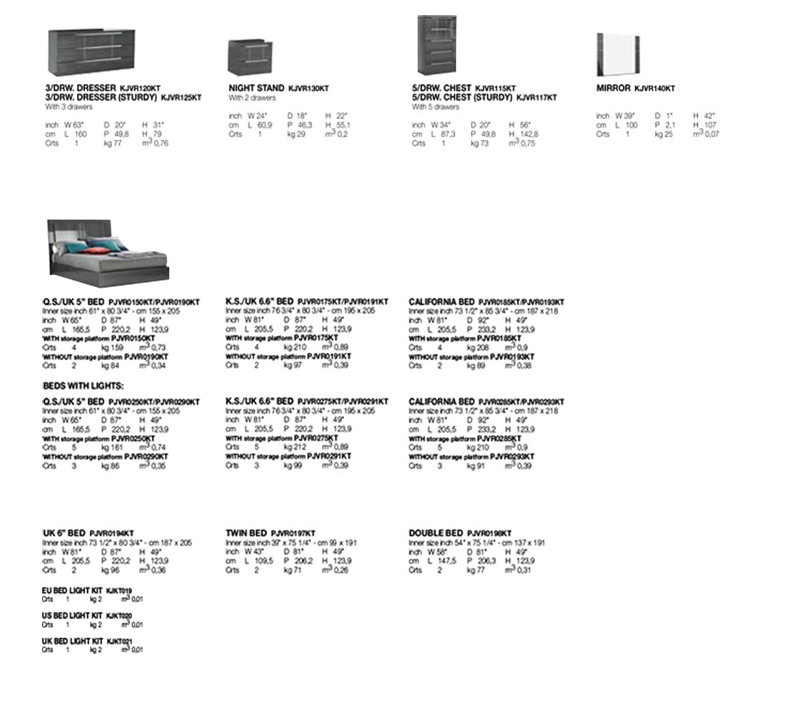 Versilia Platform Bed | Alf Italia - Canal Furniture